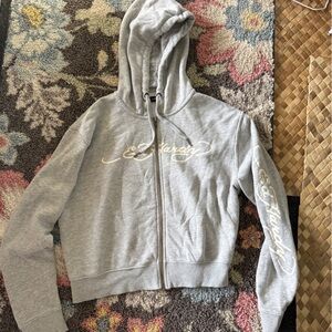 Ed Hardy Heather Gray Hoodie